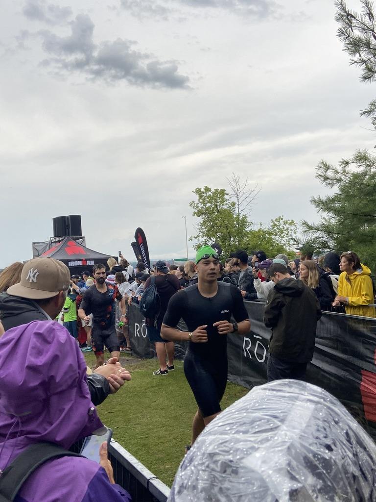 Running the Ironman Marathon Leg in the Rain